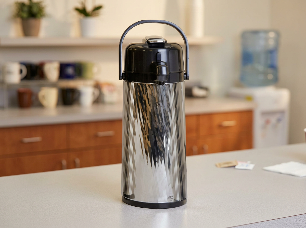 Newco Diagonal KK glass-lined commercial coffee airpot